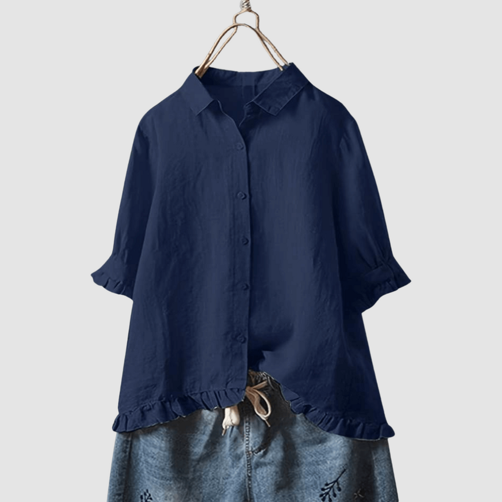 Demetria | Blouse à Volants Femme