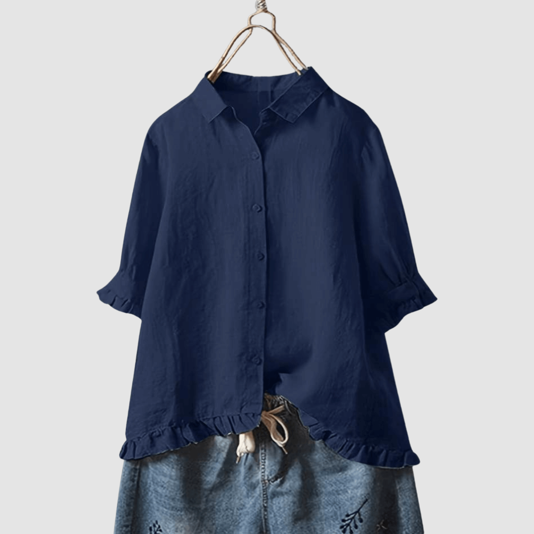 Demetria | Blouse à Volants Femme