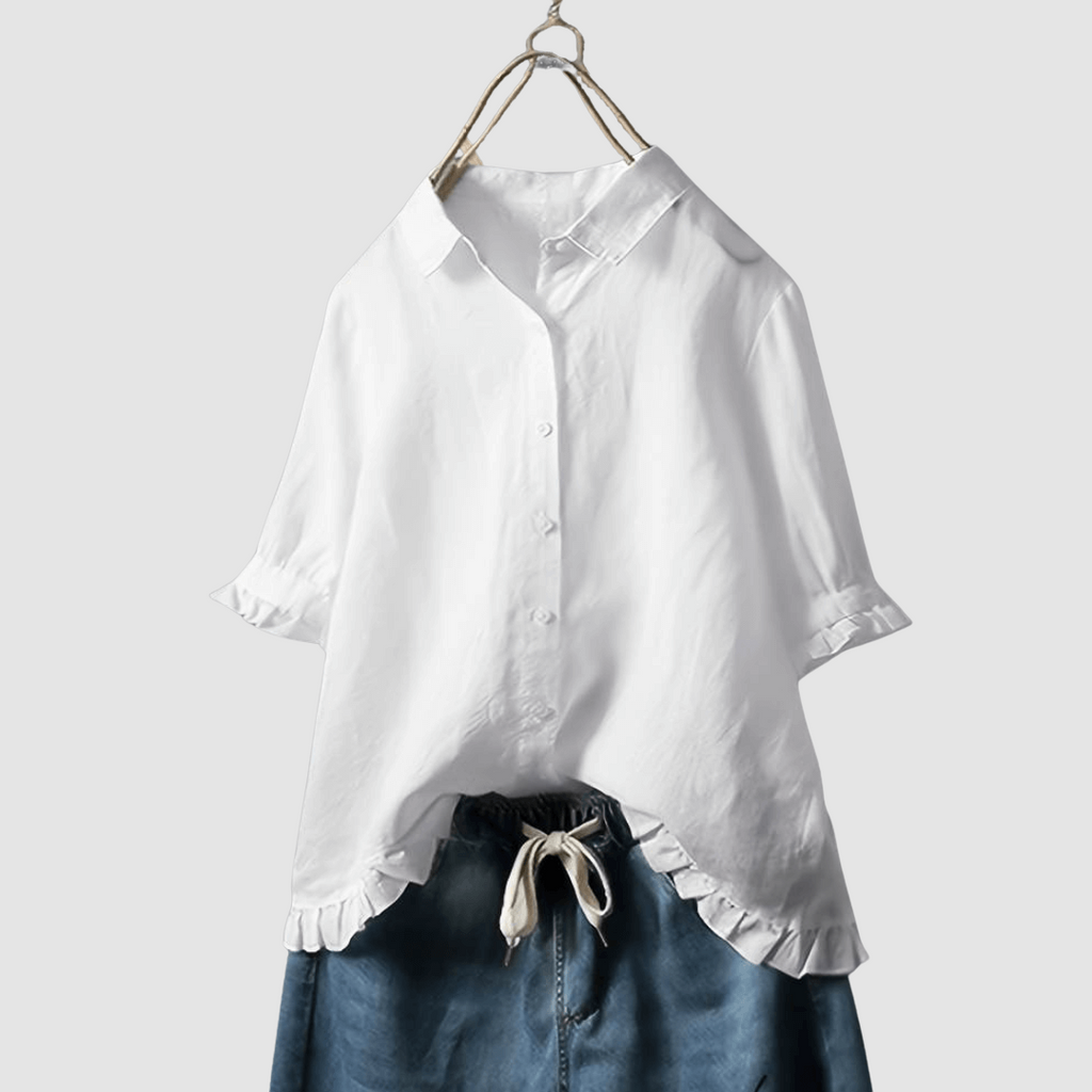 Demetria | Blouse à Volants Femme