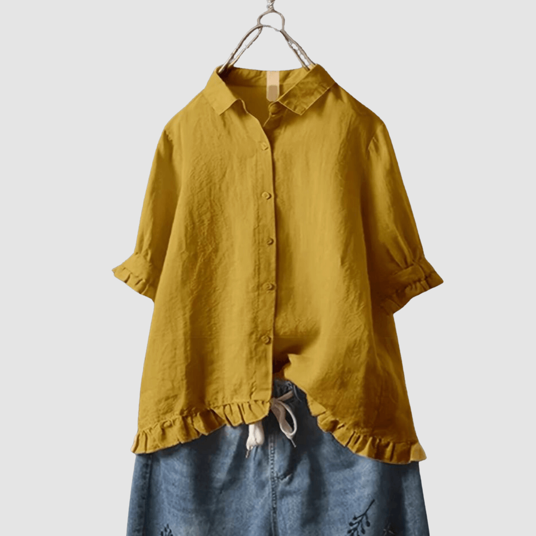 Demetria | Blouse à Volants Femme