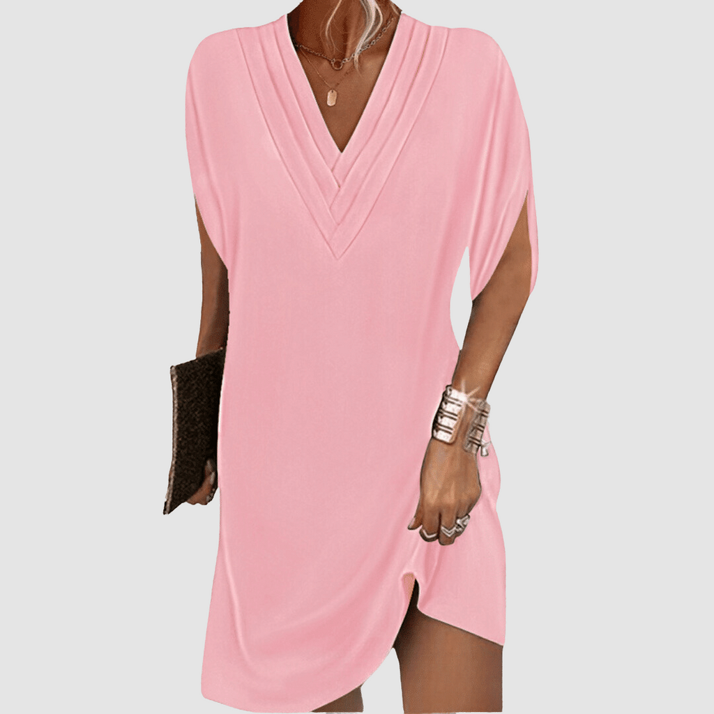 Léonie | Robe Tunique Col V