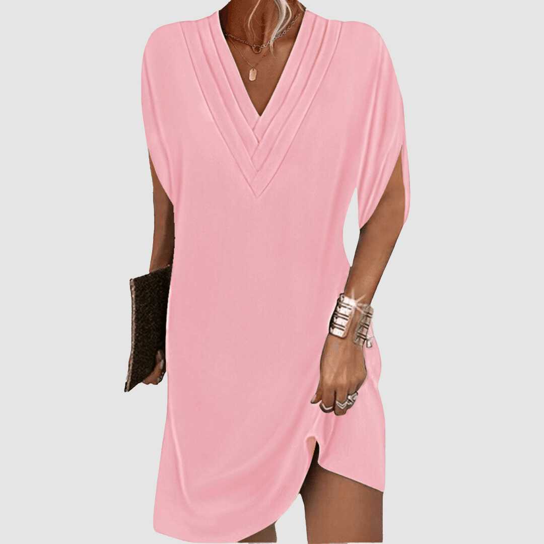 Léonie | Robe Tunique Col V