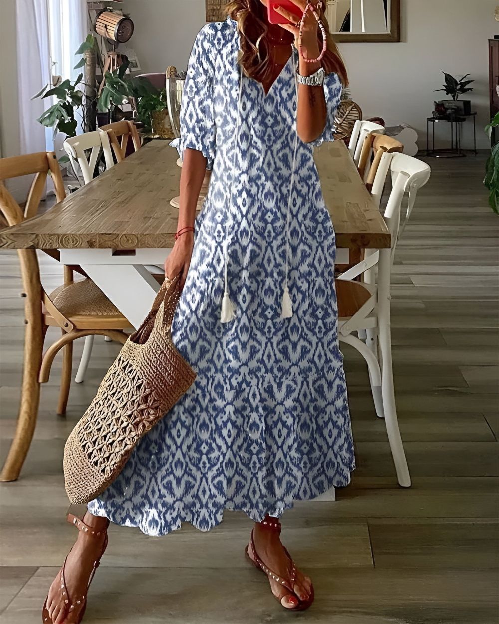 Mathilde | Robe Longue Bohème Fleurie