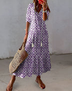 Mathilde | Robe Longue Bohème Fleurie