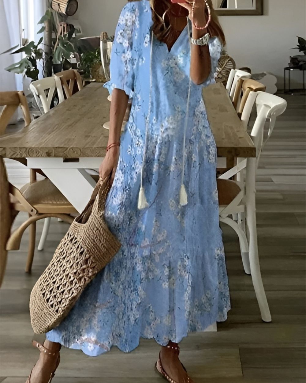 Mathilde | Robe Longue Bohème Fleurie