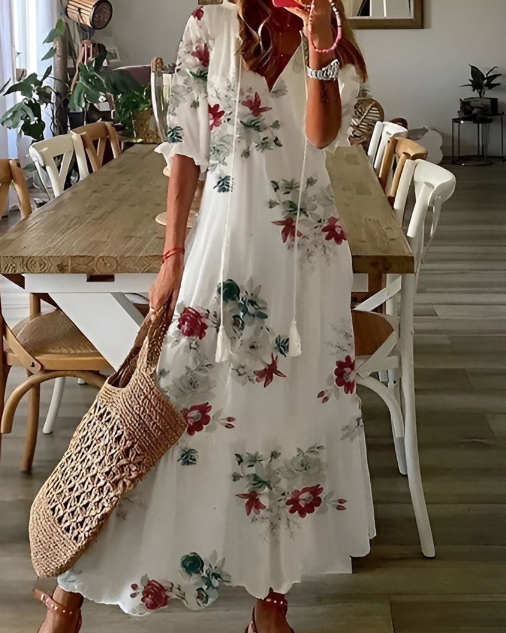 Mathilde | Robe Longue Bohème Fleurie