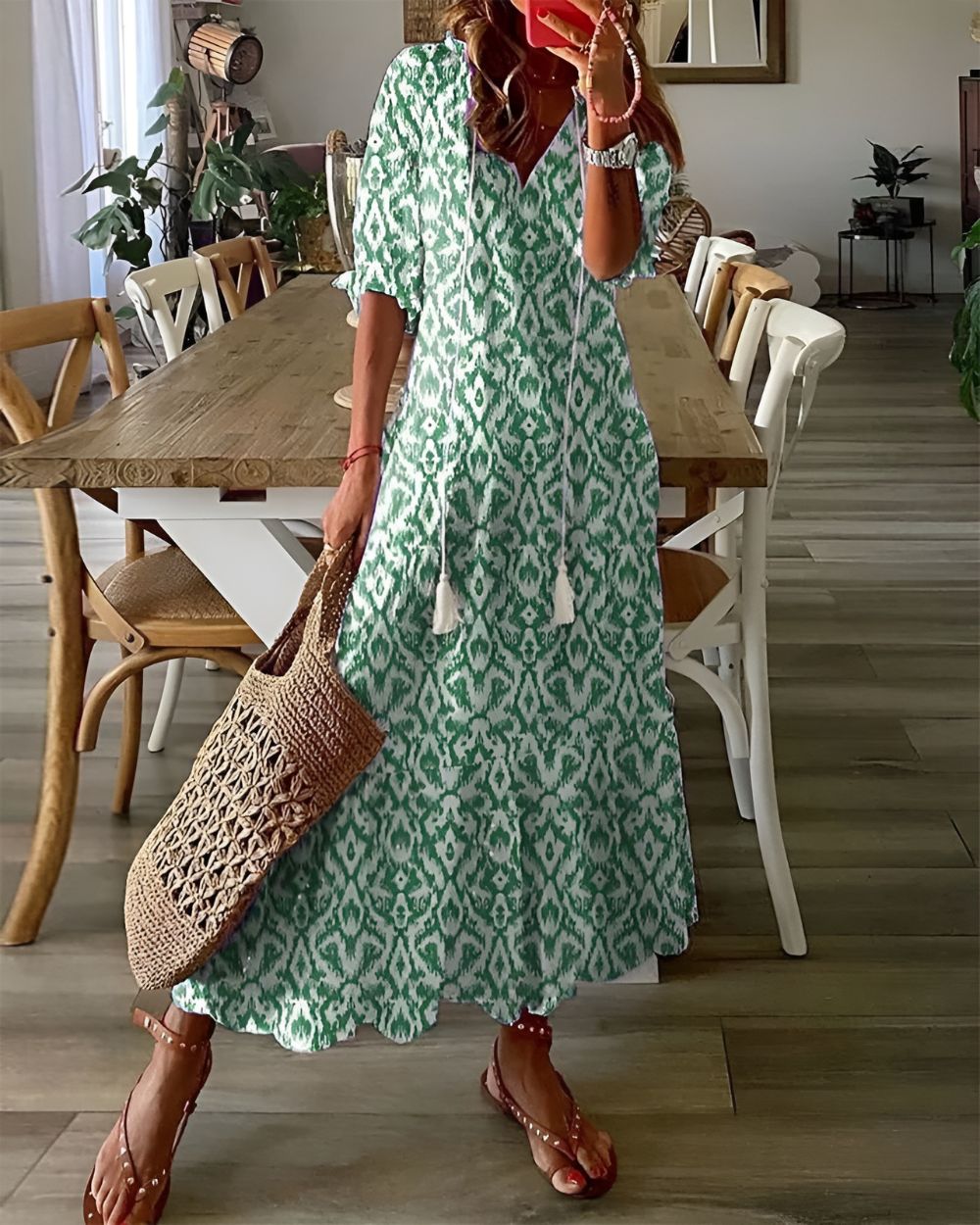 Mathilde | Robe Longue Bohème Fleurie