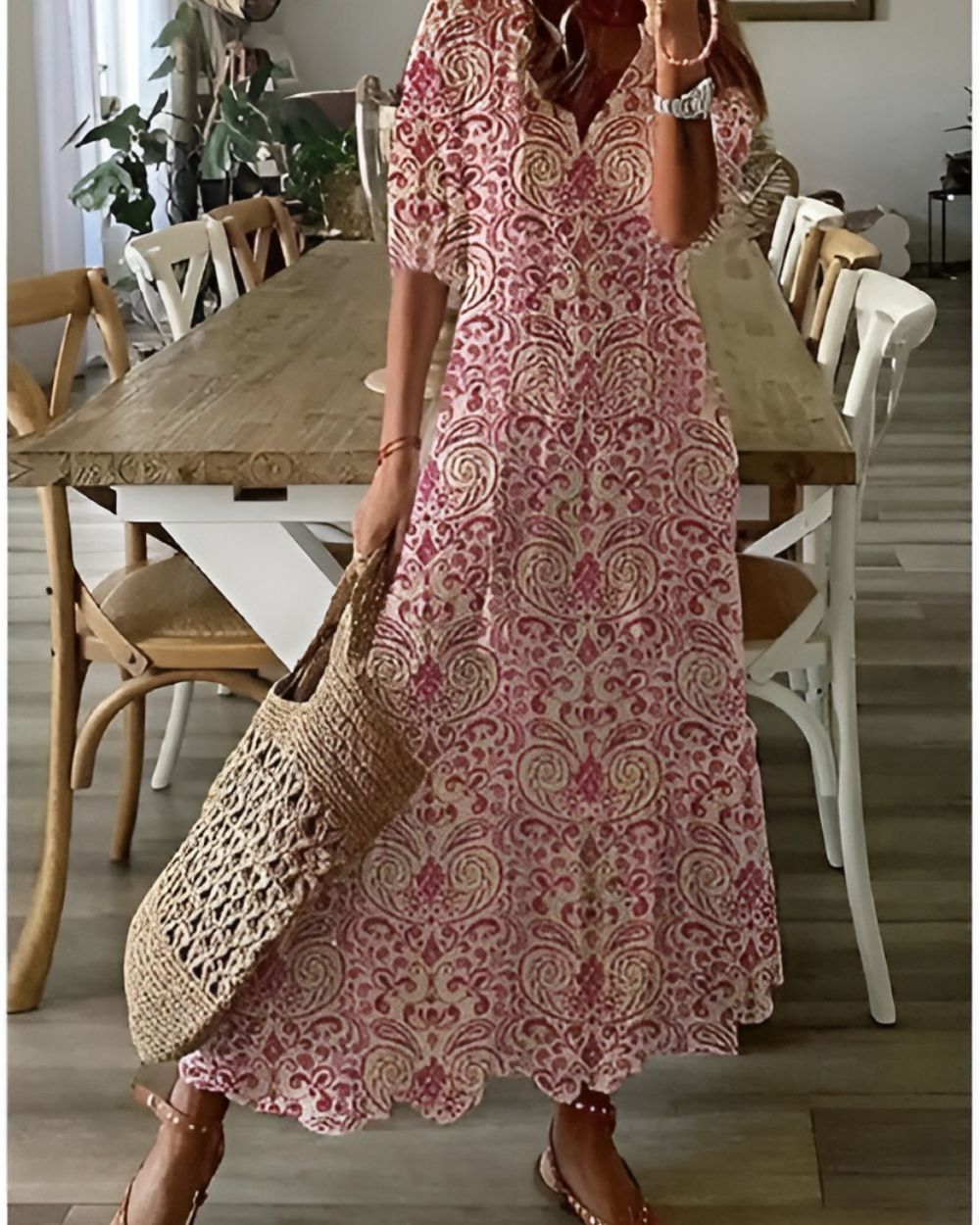 Mathilde | Robe Longue Bohème Fleurie