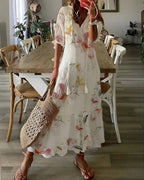 Mathilde | Robe Longue Bohème Fleurie
