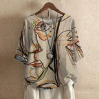 Christine | Blouse Rétro Fleurie