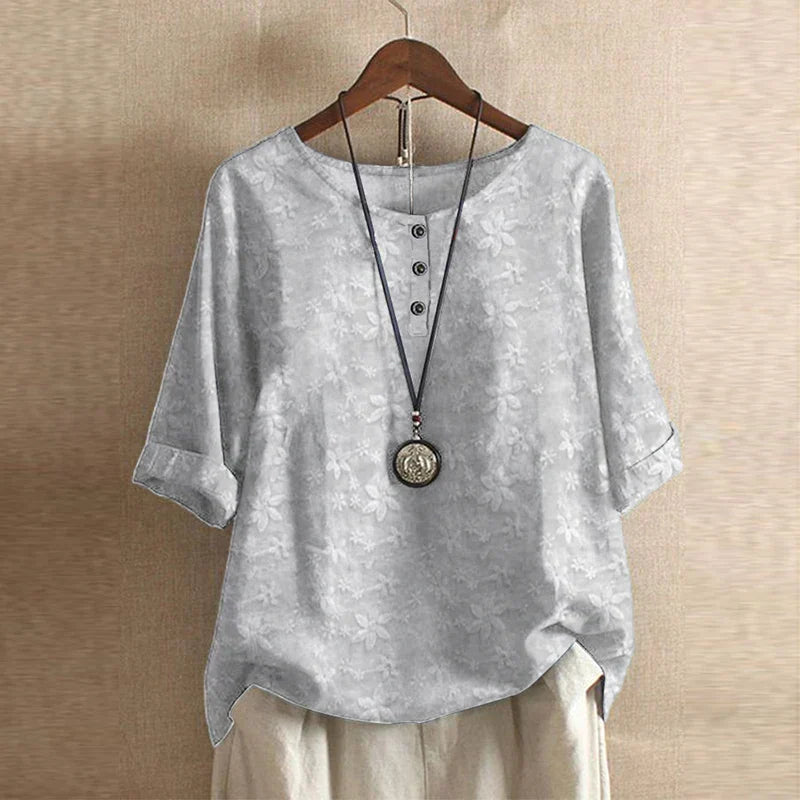 Christine | Blouse Rétro Fleurie
