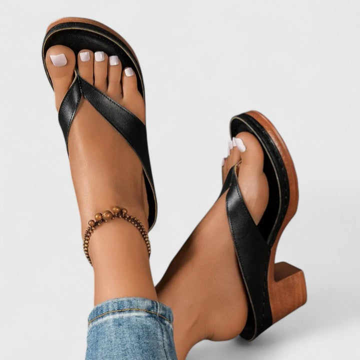 Escarpins femme orthopédiques à talon bloc