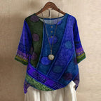 Christine | Blouse Rétro Fleurie