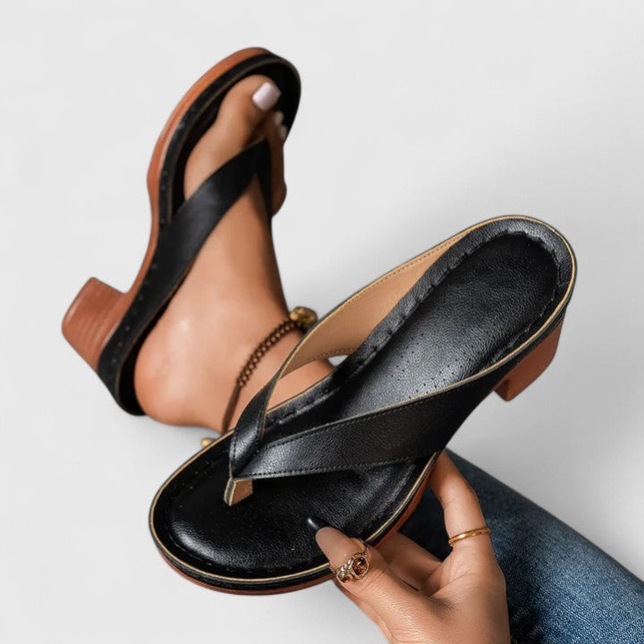 Escarpins femme orthopédiques à talon bloc