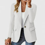 Blazer femme coupe droite élégante de ville 2
