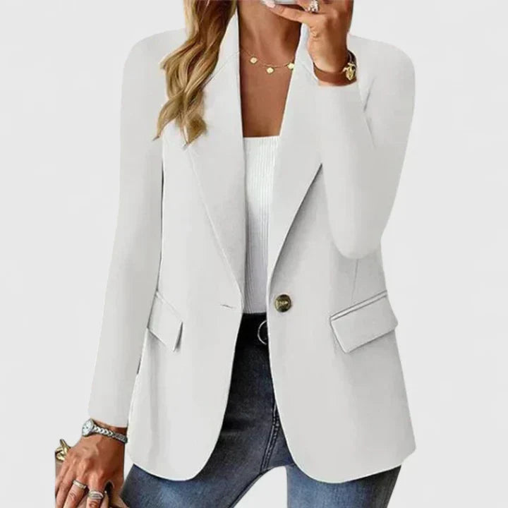 Blazer femme coupe droite élégante de ville 2