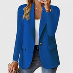 Blazer femme coupe droite élégante de ville 5