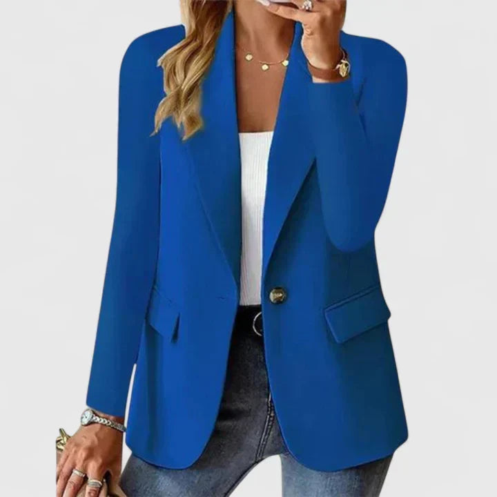 Blazer femme coupe droite élégante de ville 5
