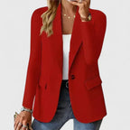 Blazer femme coupe droite élégante de ville 1