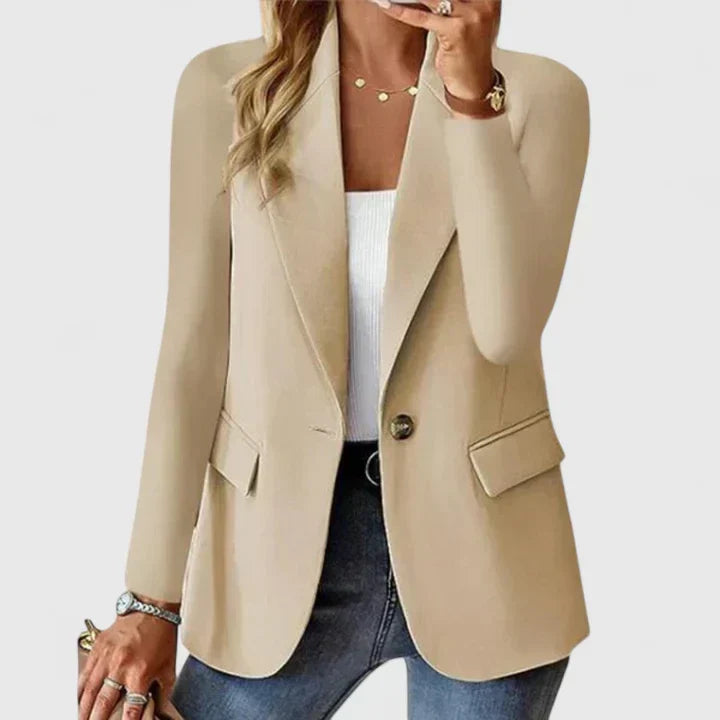 Blazer femme coupe droite élégante de ville 3