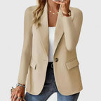 Blazer femme coupe droite élégante de ville 3