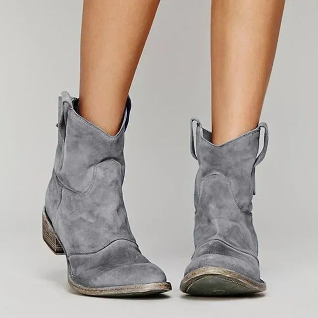 Bottes cowboy femme tige courte western