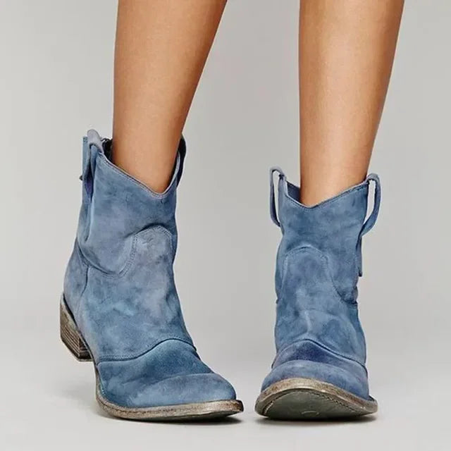 Bottes cowboy femme tige courte western