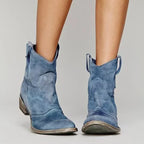 Bottes cowboy femme tige courte western