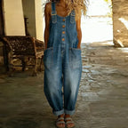 Camille | Salopette Denim Clair