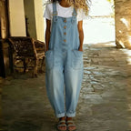 Camille | Salopette Denim Clair