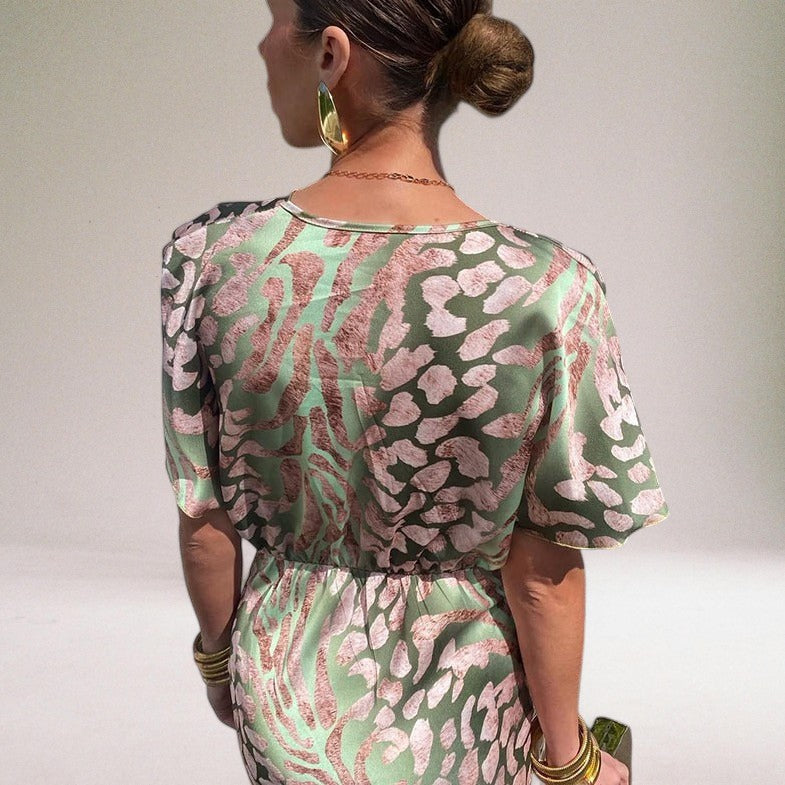 Lucette | Robe Portefeuille Maxi