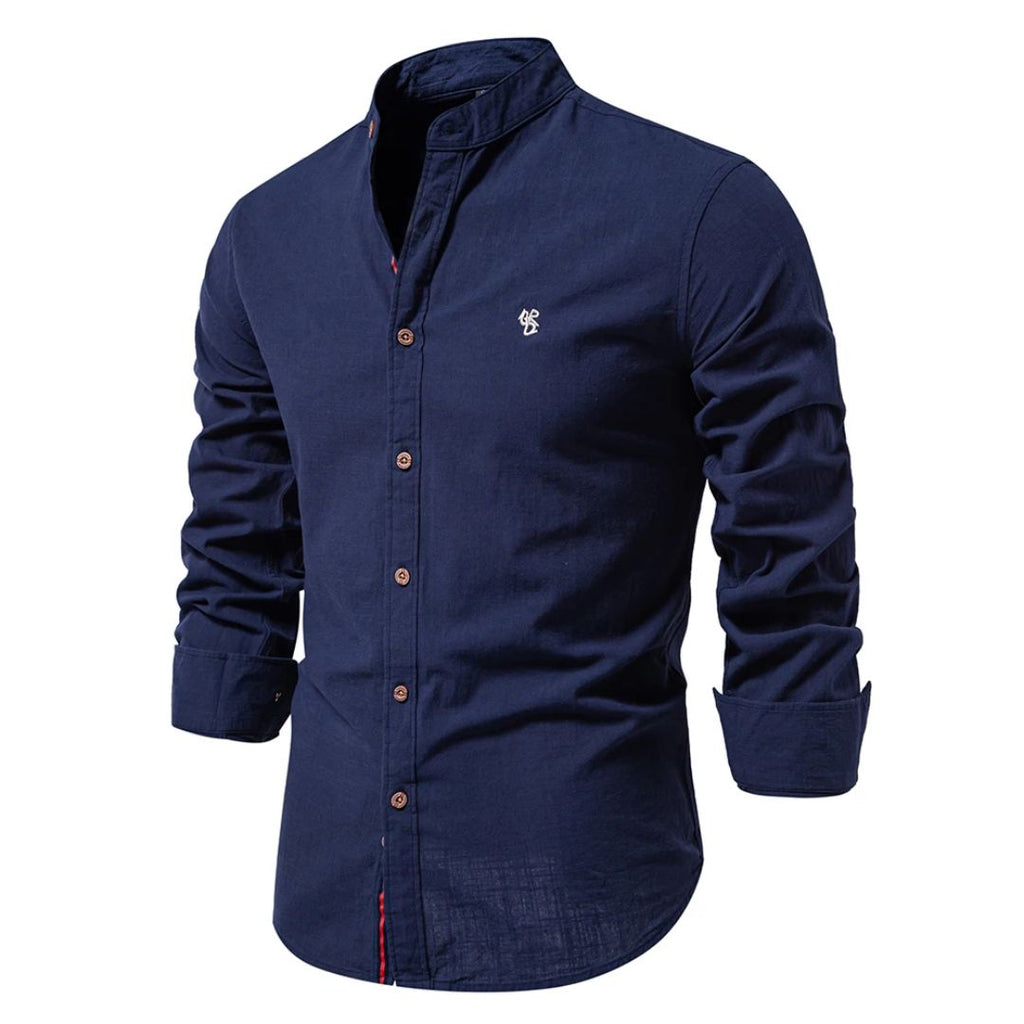 Adam | Chemise Col Montant Homme