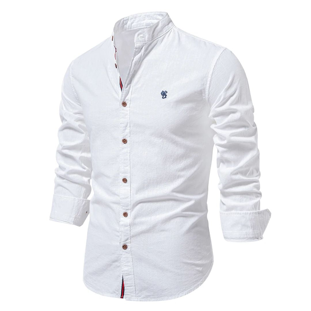 Adam | Chemise Col Montant Homme