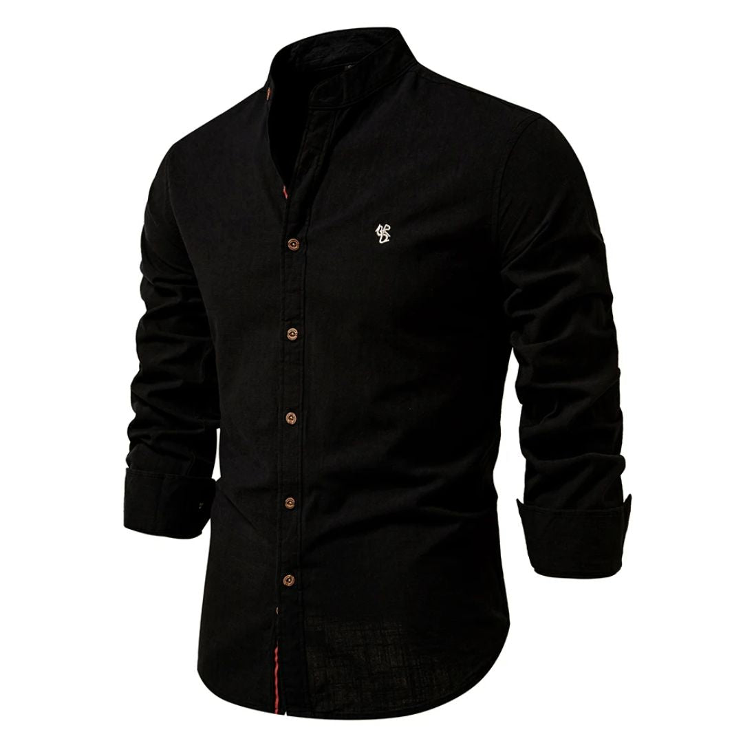 Adam | Chemise Col Montant Homme