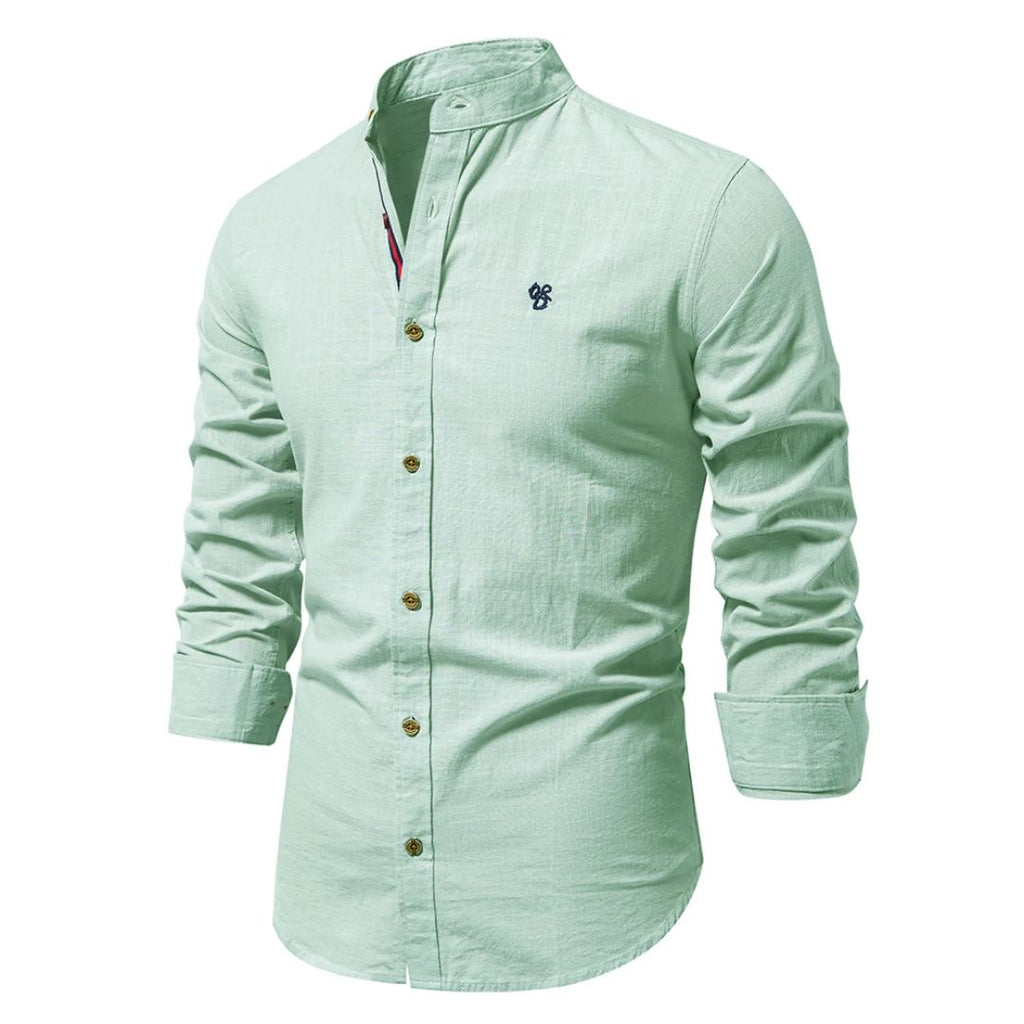 Adam | Chemise Col Montant Homme