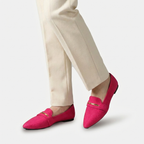 Rivaclo | Mocassins pointus en cuir pour femmes