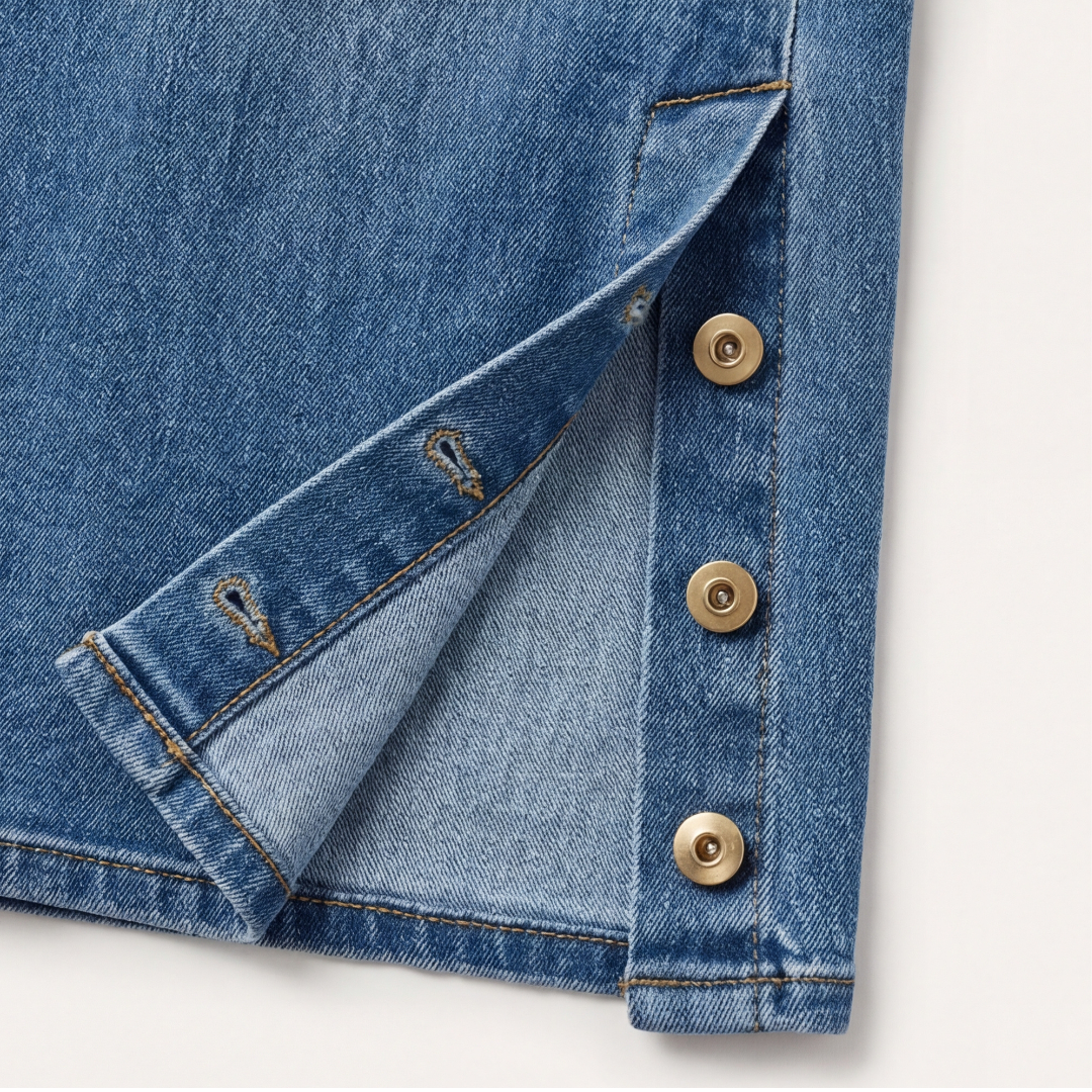 Océane | Jean Large Taille Haute