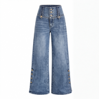 Océane | Jean Large Taille Haute