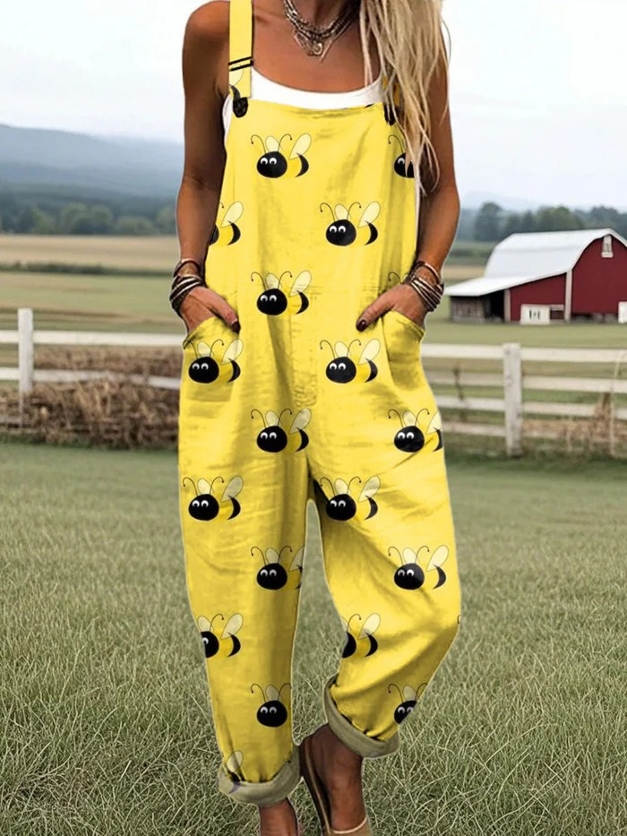 Ève | Combinaison Abeilles Jaune