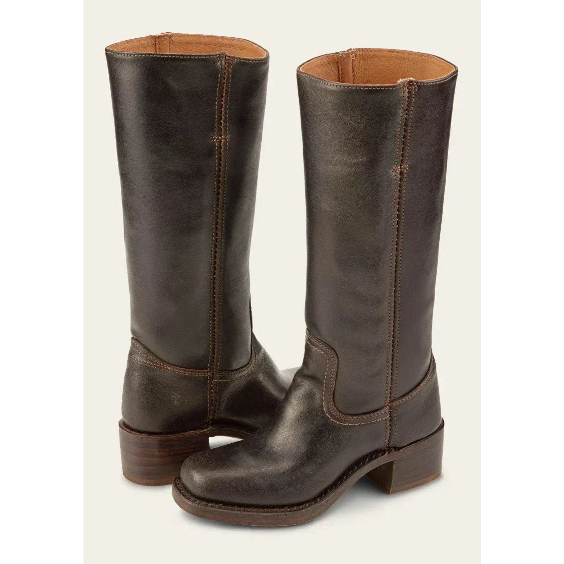 Bottes hautes femme western tige longue ville