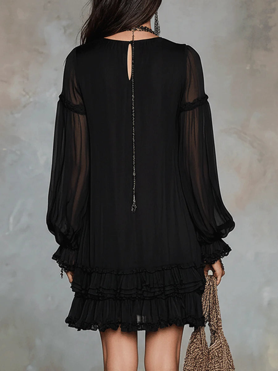 Romane | Robe Mini À Volants