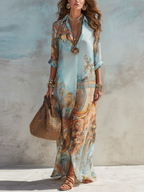 Hortense | Robe Chemise Maxi