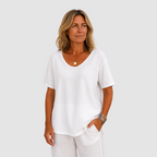 Yvonne | T-Shirt Ample Col Rond