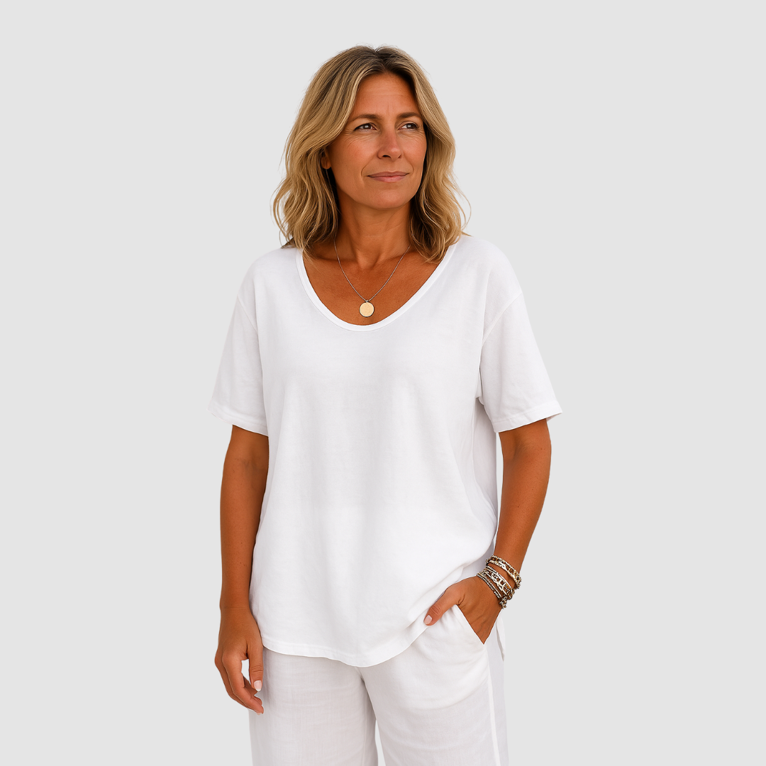 Yvonne | T-Shirt Ample Col Rond