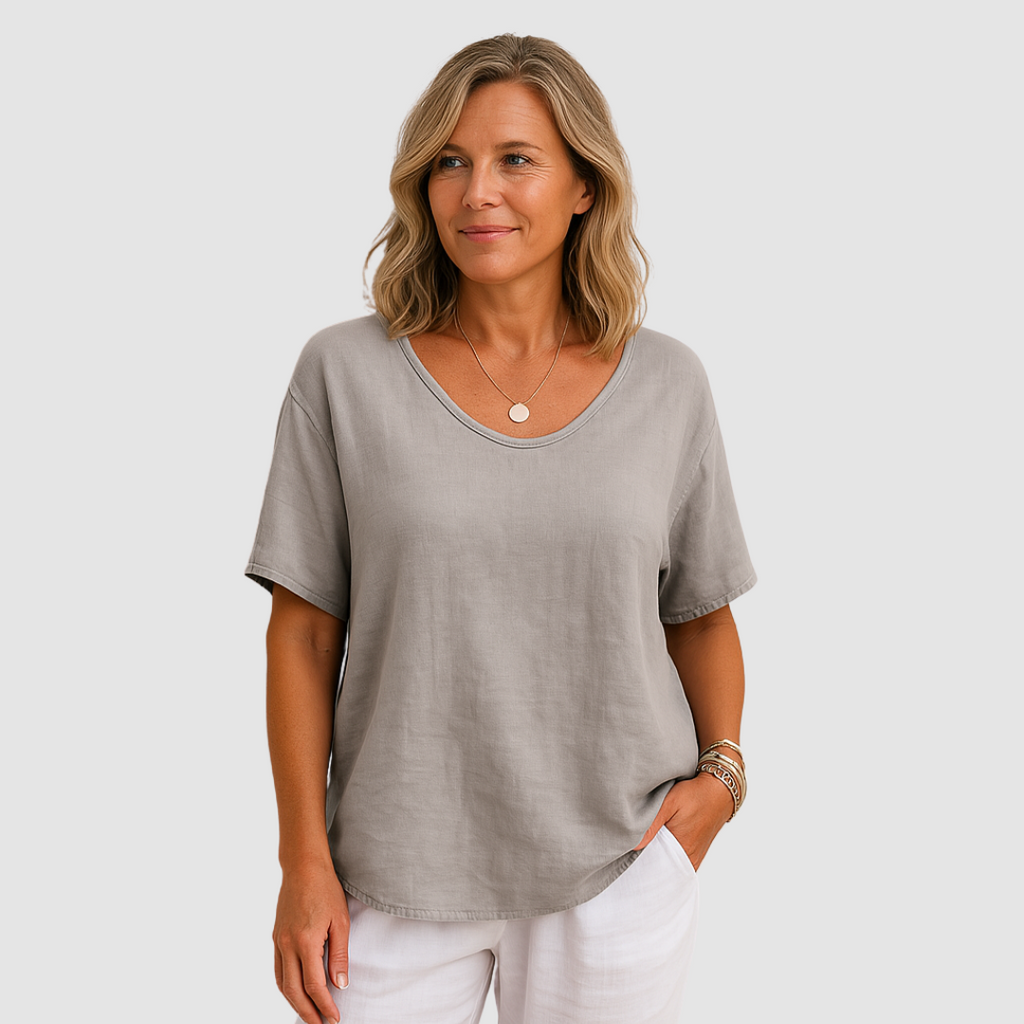 Yvonne | T-Shirt Ample Col Rond