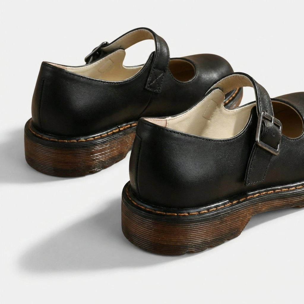 Rivaclo | Women's Mary Jane ballet flats – Strap design
