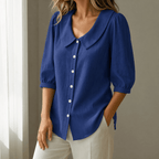 Hélène | Blouse Col Claudine