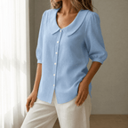Hélène | Blouse Col Claudine