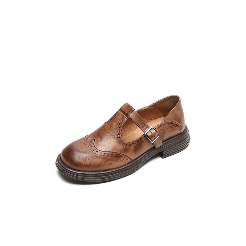 Aline | Mocassins Plats à Bride