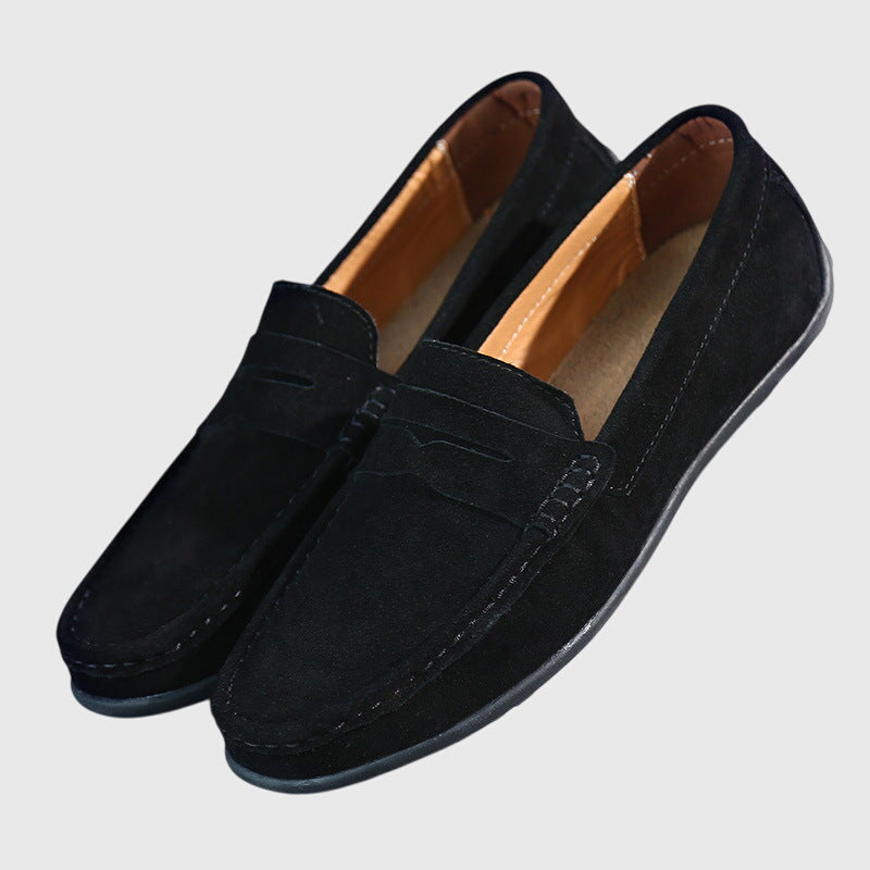 Mocassins femme orthopédiques semelle souple — Noir
